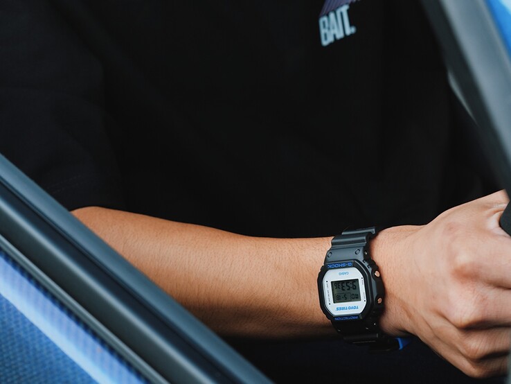 The DW5600TT25-1 retains the compact dimensions and everyday wearability of the iconic G-Shock square.