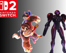 Donkey Kong and Pauline next to Samus from Metroid Prime 4: Beyond shown (Image source: Nintendo of America with edits)