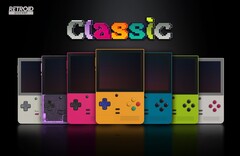 The Retroid Pocket Classic has a design reminiscent of the Game Boy Color. (Image source: GoRetroid)