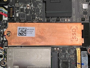 SSD cover with thermal pad