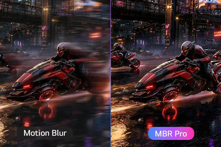 The Motion Blur Reduction Pro is built to make fast-moving objects sharper and easier to track during gameplay.