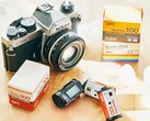The OPT100 NeoFilm looks like a 35mm film roll but is a functional digital camera
