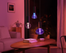 The new Philips Hue Lightguide bulbs have a highly reflective surface. (Image source: Signify)