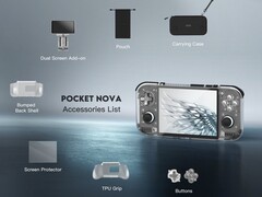 The Retroid Pocket Nova can be purchased alongside various accessories.
