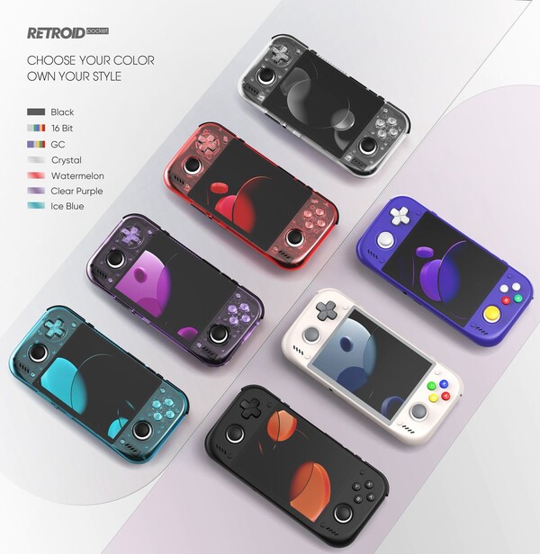 The Retroid Pocket Nova's colors have been borrowed from those of other Retroid handhelds.
