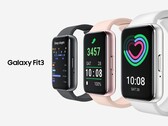 The Galaxy Fit 3 is Samsung's latest fitness tracker, and a cheaper alternative to the Galaxy Watch smartwatch. (Image source: Samsung)
