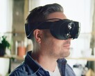 Steam Frame VR headset headstrap shown