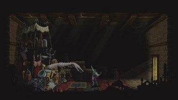 An image showing an NPC in Blasphemous 2.
