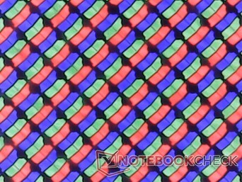 Crisp RGB subpixels with minimal graininess