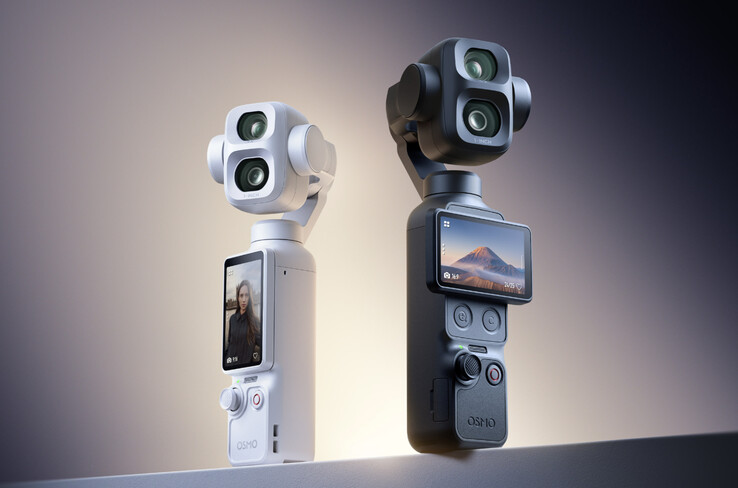 The Osmo Pocket 4P in its two launch colours.