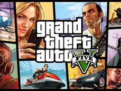 GTA 5 title screen.