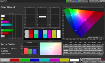 Color space (profile: Pro target color space: sRGB) - inner display