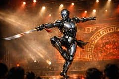 At the 2026 Lunar New Year gala in China, China Media Group presented a stage performance featuring humanoid robots alongside young kung fu performers.