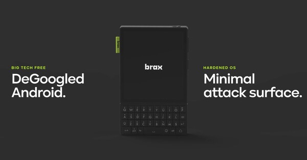 The Brax Wink runs a a de-Googled version of Android.