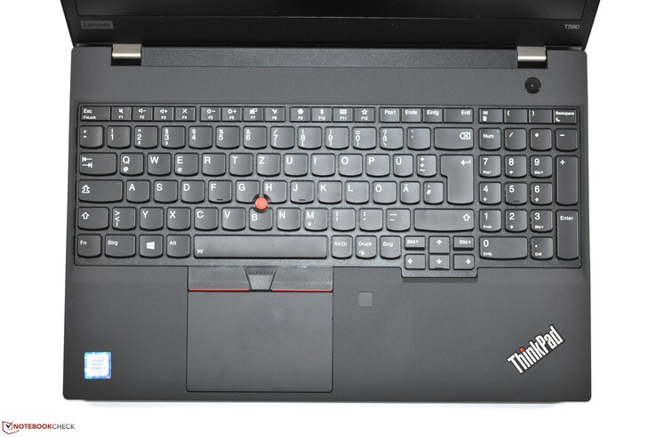 keyboard area Lenovo ThinkPad T590