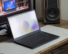 Schenker Connect 15 on a grey surface on the desk