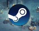 An image showing the game Synthetik: Legion Rising and the Steam logo.