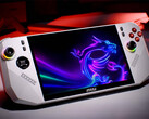 The Claw A8 with Ryzen Z2 Extreme is listed at $1,149. Pictured: a promo picture of the gaming handheld. (Image source: MSI)