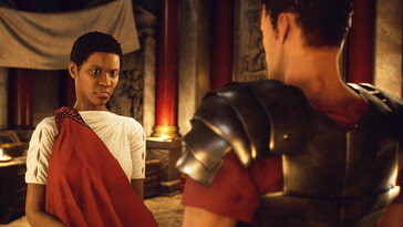 An image showing two characters in The Forgotten City.