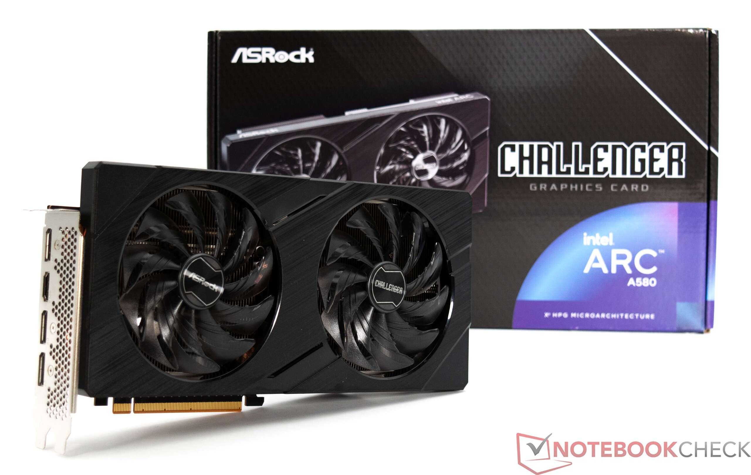 ASRock Arc A580 Challenger OC Desktop Graphics Card Review - Intel's ...