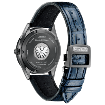 The Citizen 30th Anniversary Eco-Drive blue washi paper dial watch. (Image source: Citizen)