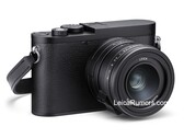 The Leica Q3 Monochrom doesn't have the red Leica logo (Image source: LeicaRumors)