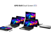 The GPD Duo will be available with AMD Zen 4 or Zen 5 APUs. (Image source: GPD)