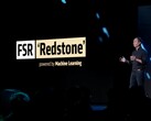 AMD FSR Redstone (announcement event pictured) has appeared in Call of Duty: Black Ops 7. (Image source: AMD)
