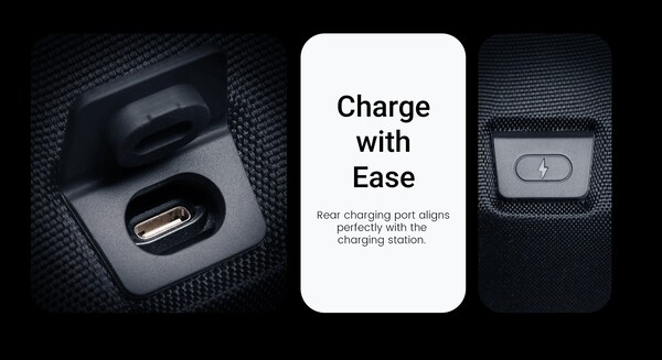 The GameSir G7 Pro carrying case has a charging port on the back. (Image source: GameSir)