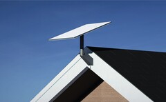 Starlink Standard Kit antenna wall mount. (Image source: SpaceX)