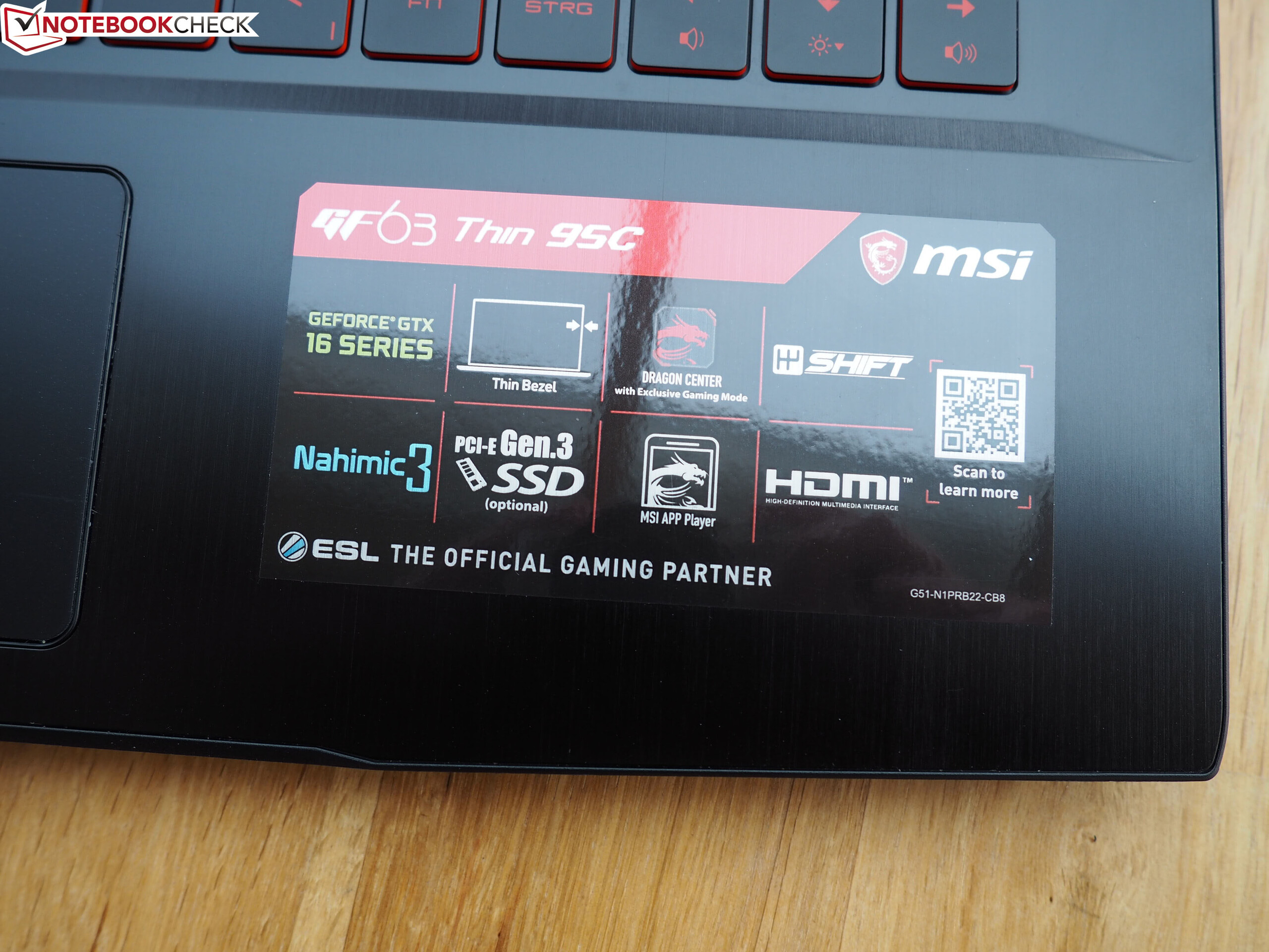 MSI GF63 Thin 9SC Laptop Review: Lightweight gamer for just under