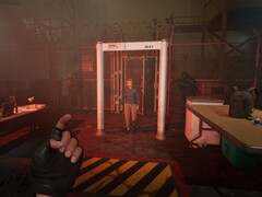 Inspecting a person in Quarantine Zone: The Last Check. (Image Source: Brigada Games)