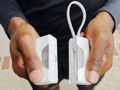 The Nimble Sharepower Portable Charger has a 10,000mAh battery capacity.