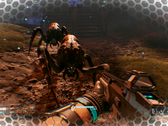 StarRupture screenshot shows player fighting an alien enemy