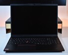 The Lenovo ThinkPad L16 Gen 2 in its natural habitat: a desk.