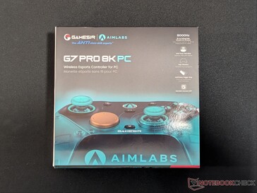 Retail box for the GameSir G7 Pro Aimlabs Edition controller.