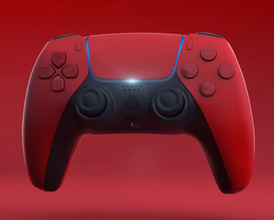 playstation 5 black and red