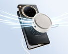 The new magnetic wireless charger will launch alongside the Oppo Find N6 (both of them pictured)