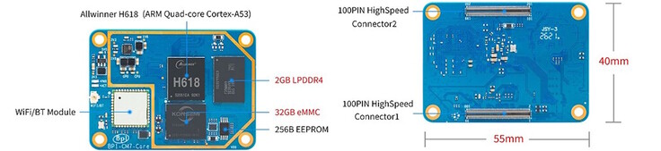 The compact board already comes with a wireless module