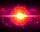 An artist's illustration showing a supernova.