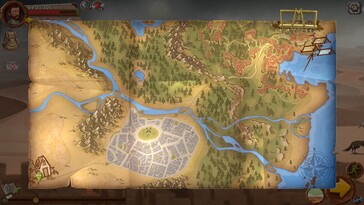 An image showing the world map in Home Behind.