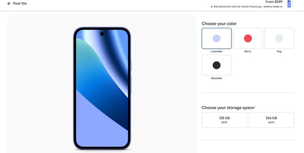 The Pixel 10a's new price is now live on the Google Store and Amazon.