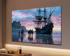 The TCL C7L series TV mounted on a wall.