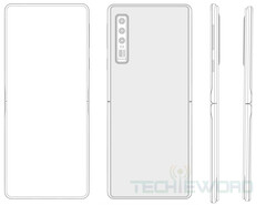 The alleged Huawei patent&#039;s images. (Source: Techie Word)
