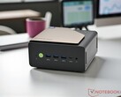 The GMKtec Evo-T2 gaming mini PC is now $300 off on Amazon, sports 64 GB of DDR5 memory and OCuLink support. (Image source: Sebastian Bade of Notebookcheck)