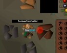 A clip showing a bot in Old School RuneScape