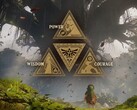 Triforce symbol seen with The Great Deku Tree