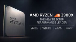 NeweggBusiness - AMD Ryzen 9 3rd Gen - RYZEN 9 3900X Matisse (Zen 2)  12-Core 3.8 GHz (4.6 GHz Max Boost) Socket AM4 105W 100-100000023BOX  Desktop Processor