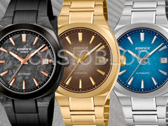 From left to right, pictured: Casio EFK-200XPB-1A, EFK-200DG-5A, and EFK-200D-2A.