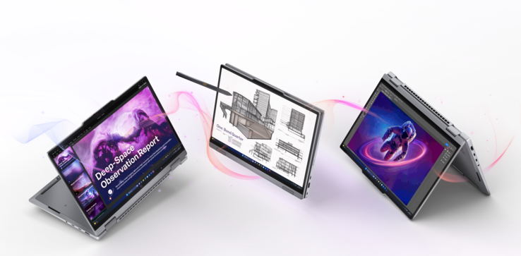 Lenovo ThinkPad X1 2-in-1 Gen 11 Aura Edition: Convertible modes (image source: Lenovo)
